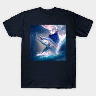 Sailfish Splashing In Ocean T-Shirt